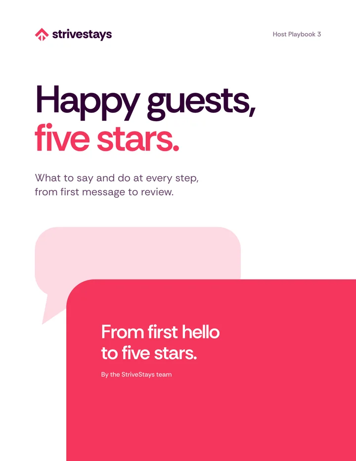 Cover of Happy guests, five stars